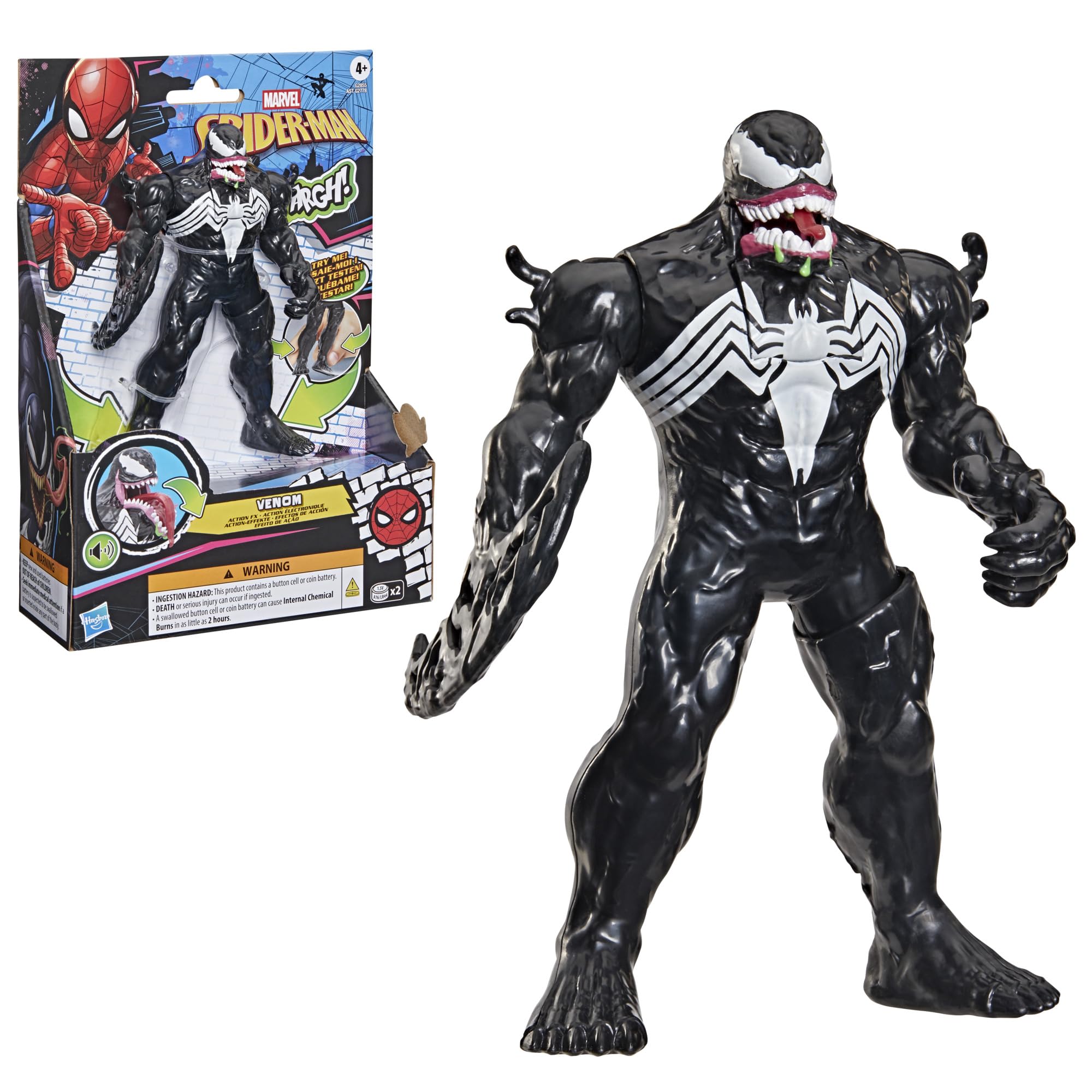 Marvel Spider-Man Venom Action FX, 15.2-cm (6 inch) Electronic